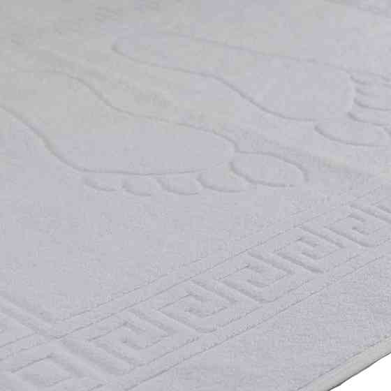 Махровое полотенце для ног GM Textile 50х70см 700г/м2 (Белый) Сумы
