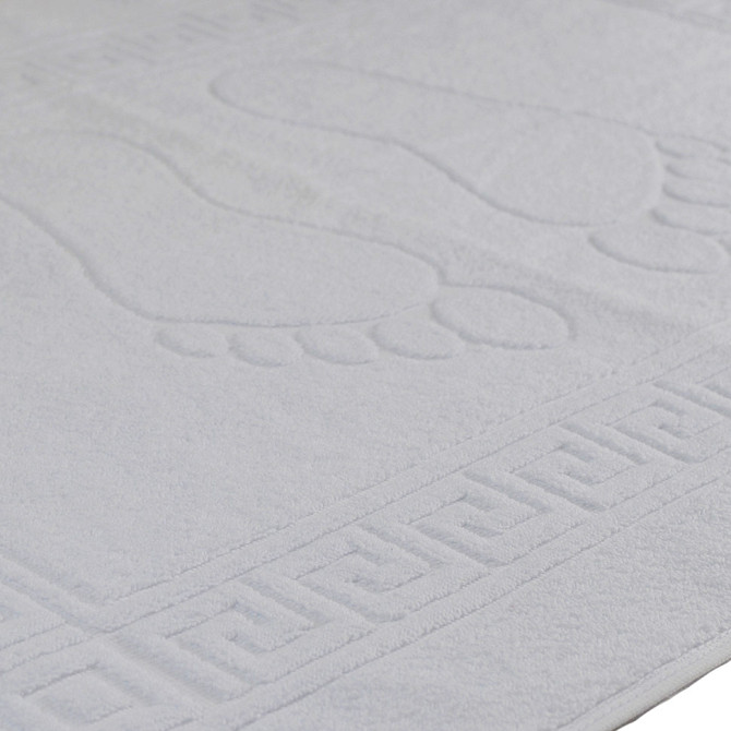 Махровое полотенце для ног GM Textile 50х70см 700г/м2 (Белый) Сумы - изображение 2