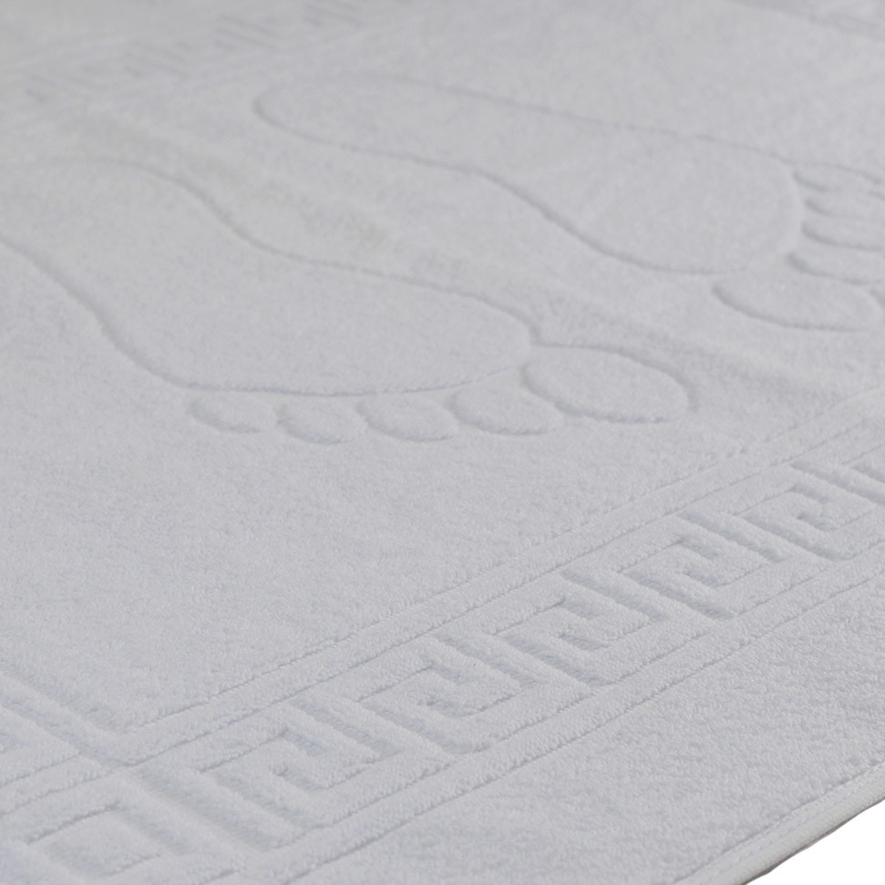 Махровий рушник для ніг GM Textile 50х70см 700г/м2 (Білий) Суми - фото 2