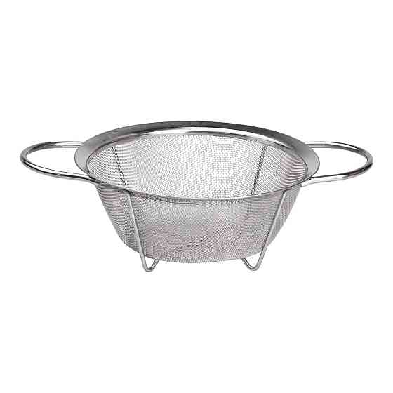Zhongjing Друшляк з двома ручками 20 см дрібнокомірчаста сітка з нержавіючої сталі HP-19-2-20CM Коломыя