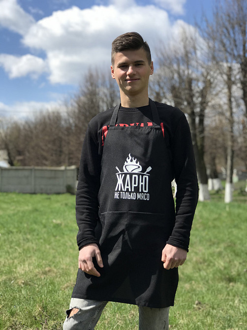 Фартух із креативним принтом — "Жарю не тільки м'ясо". Чернівці - фото 2