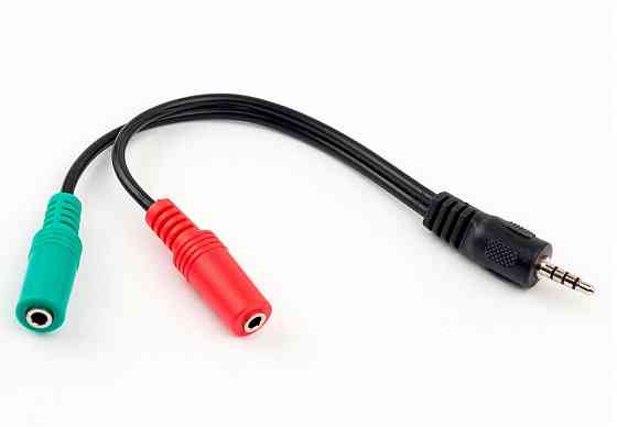 Перехідник 3.5мм 4-pin мікрофон + навушники Cablexpert CCA-417 Київ