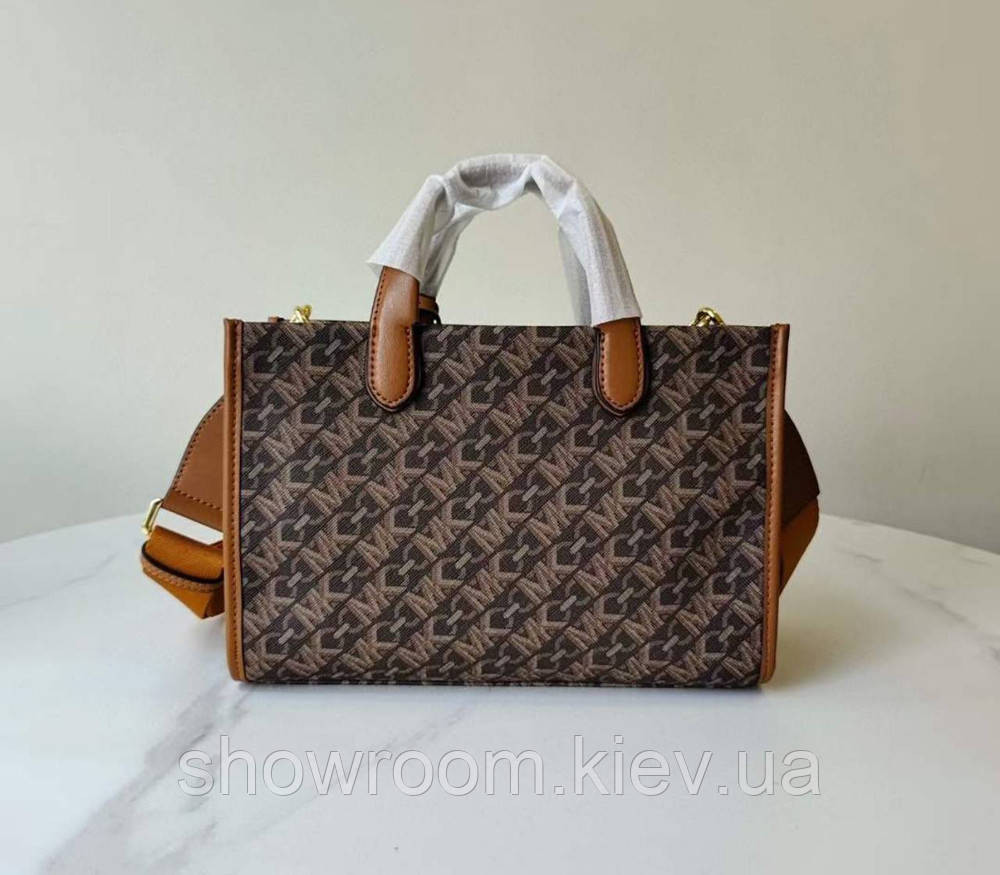 Брендова жіноча сумочка MK Gigi brown Київ - фото 2