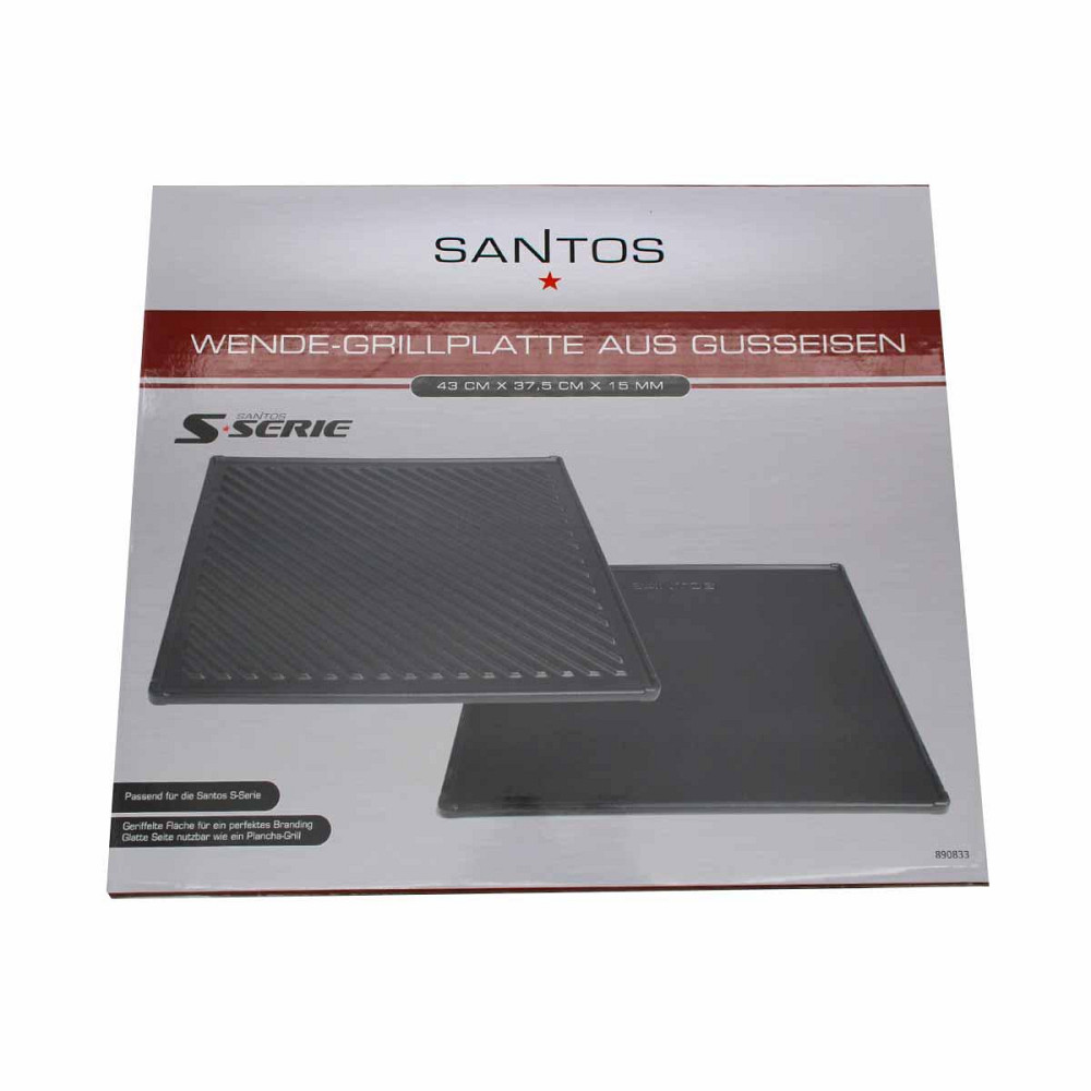 Плита-планча чавунна SANTOS для грилів S-серії, 43 x 37,5 см 230636 Код: 011550 Рівне - фото 10