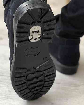 Черевики теплі чорні Crown демісезонні замшеві 43(28.5см) Харків