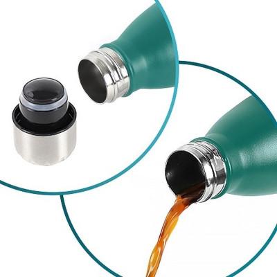 Термокружка Tavialo 750 мл матовий зелений колір (191750108) Вінниця - фото 4