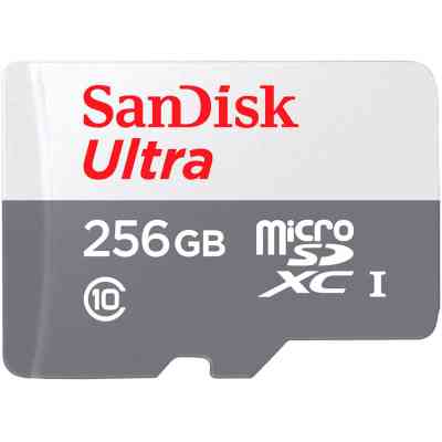 Карта памяти SanDisk 256GB microSDXC class 10 UHS-I Ultra (SDSQUNR-256G-GN3MN) Винница