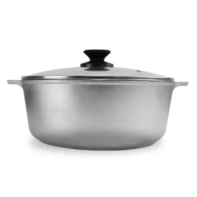 Кастрюля Brizoll алюмінієва зі скляною кришкою 6 л (10-006-6) Винница - изображение 5