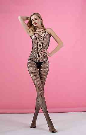 Эротический бодистокинг кружевной из сетки, женское секси белье,универсальный размер рост:145–185 см, One Size черный,70135 Каменец-Подольский