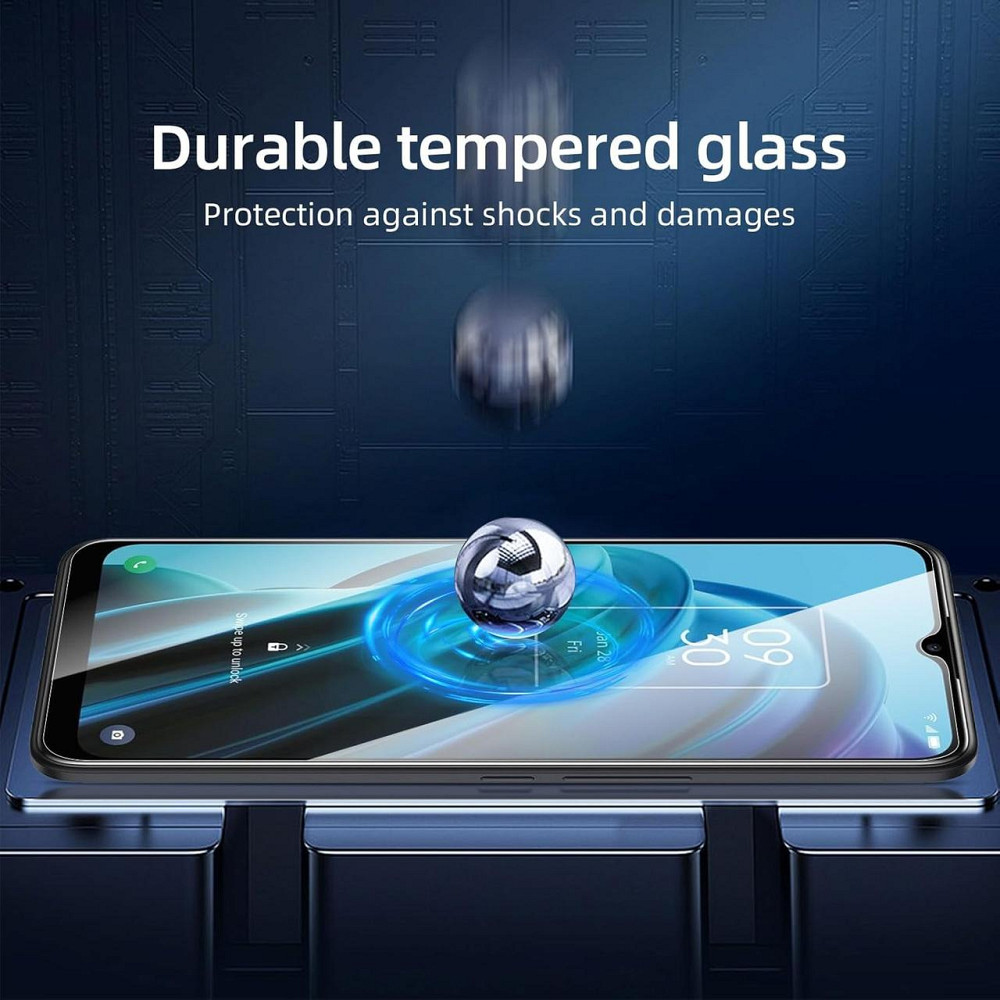 Захисне скло для TCL 30 XE 5G 2 шт чорне 0.33 мм 9H ультрапрозоре загартоване без бульбашок олеофобне Київ - фото 2