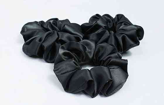 Гумка для волосся атласна Графітовий Харків