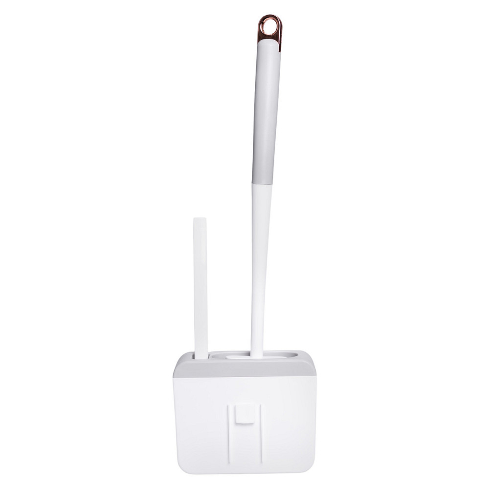 Household Комплект аксесуарів для туалету з підставкою 13×5.5×42 (см) Сірий HP-35015-48G Киев - изображение 7