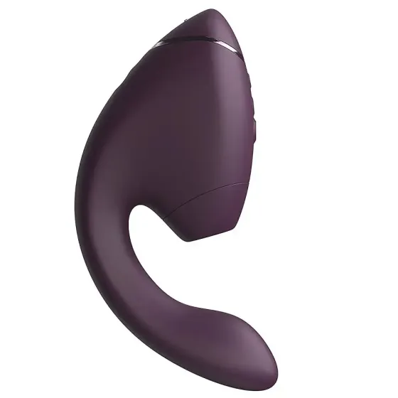 Подвійний вакуумний кліторальний стимулятор з вібрацією Womanizer Next Duo - Dark Purple Львів