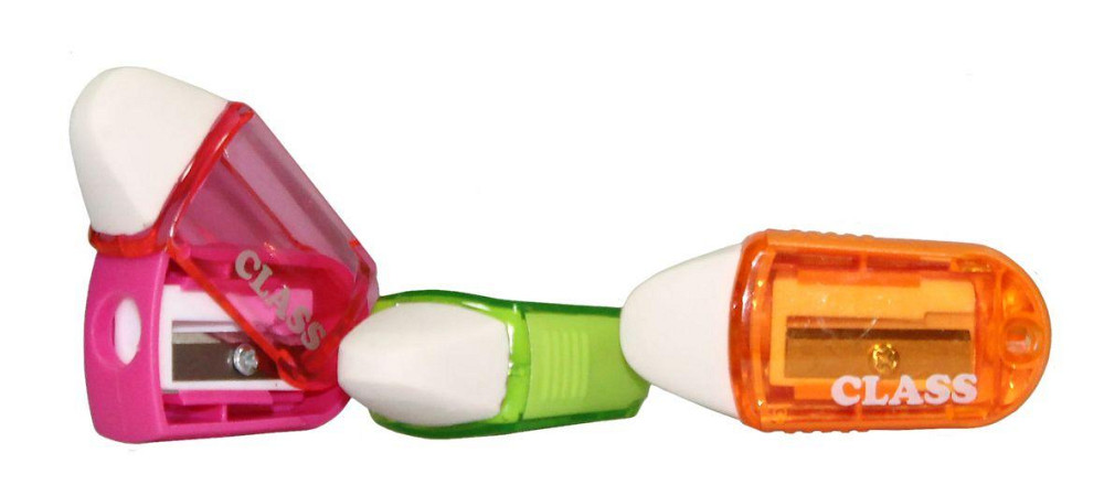 Точилка з контейнером + гумка 