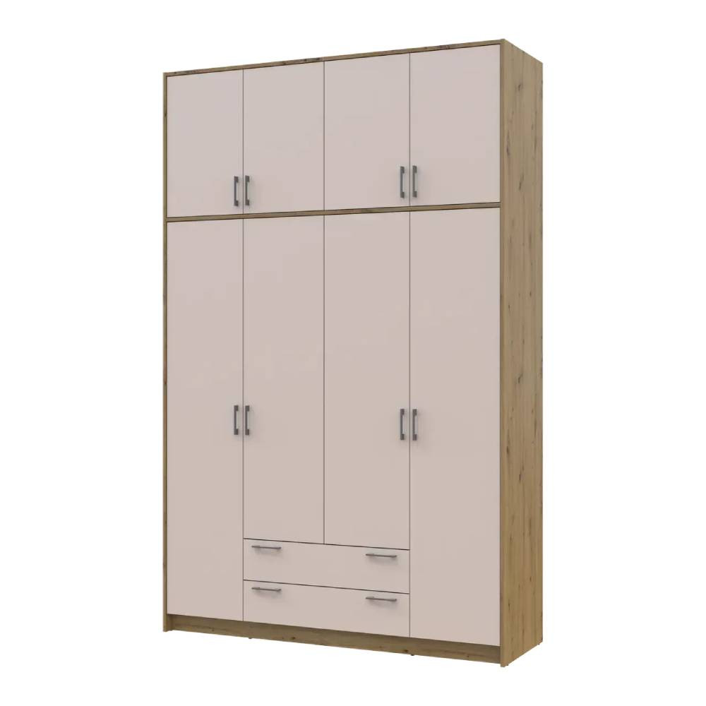 Антресоль высокая Doros Ронди Дуб Артизан/Кашемир 4 ДСП 160х52х65 (DRS-011910) Днепр - изображение 8