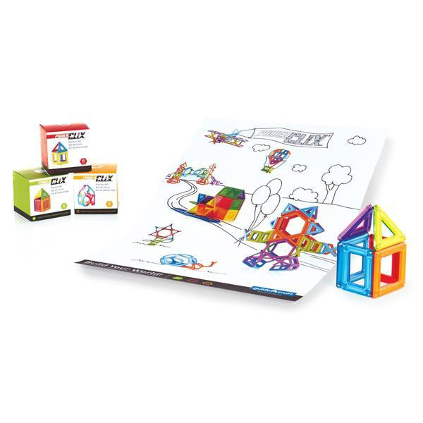 Магнітний конструктор Guidecraft PowerClix Frames Базовий набір, 6 деталей (G9480) Харків - фото 4