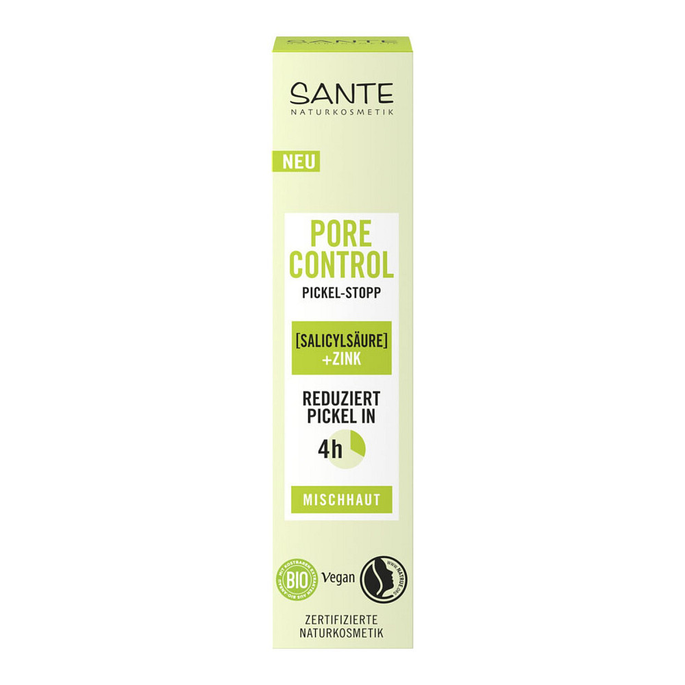 БИО-Средство от прыщей быстрого действия Pore Control антибактериальное с Цинком SANTE 15 мл Киев - изображение 3