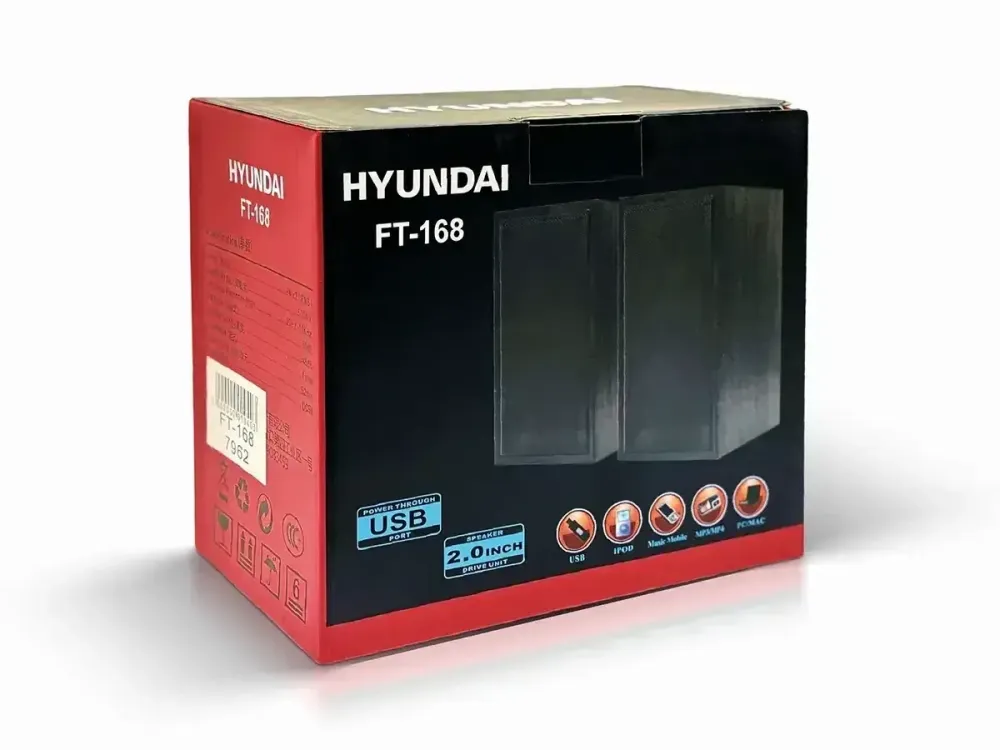 Музичні колонки для комп'ютера 2.0 FT-168 дерев'яні з USB, Mini Jack, мікрофоном та регулятором гучності Одеса - фото 1