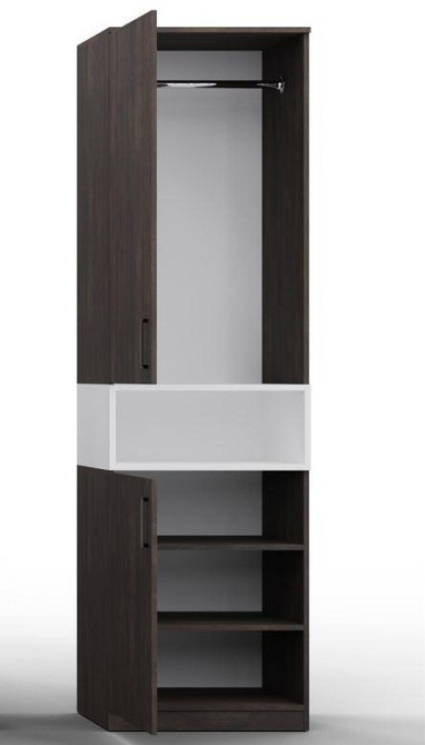 Шкаф для одежды Tetris Т-5, Самоа Димчастий, 600/520/2100 Львов - изображение 2