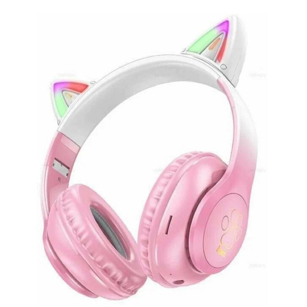 Навушники HOCO W42 Cat ears BT headphones Cherry Blossom Киев - изображение 2