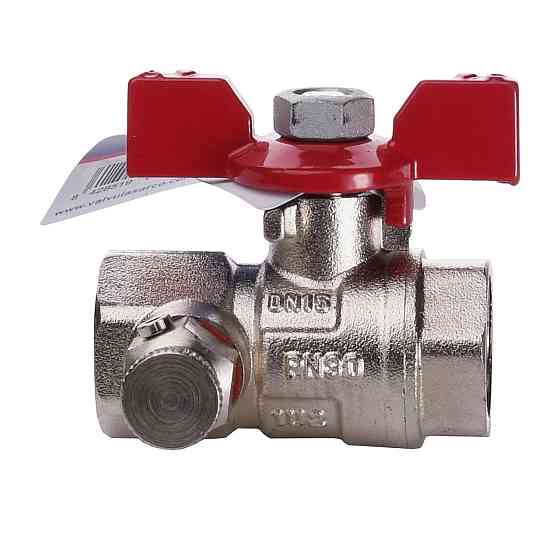 Кран шаровый полнопроходной ARCO VA30 1/2″ 152203 с краном Маевского (000019849) Киев