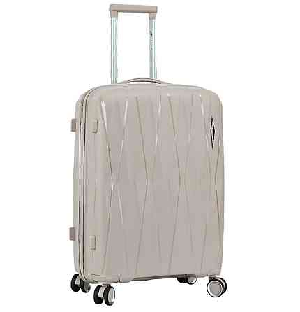 Чемодан полипропиленовый MADISSON 51103 средний 67 см шампань Киев