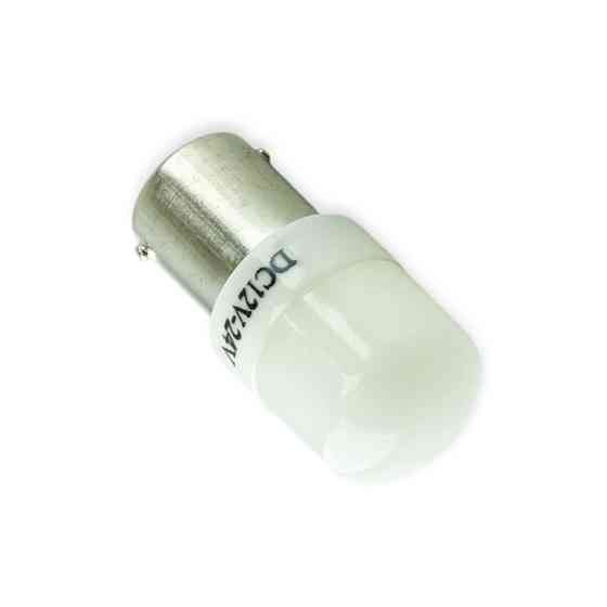 Автолампа світлодіодна А 12-21 WHITE 6 SMD 3030 матова ліза з керам.ободом (12-24V) Мукачево