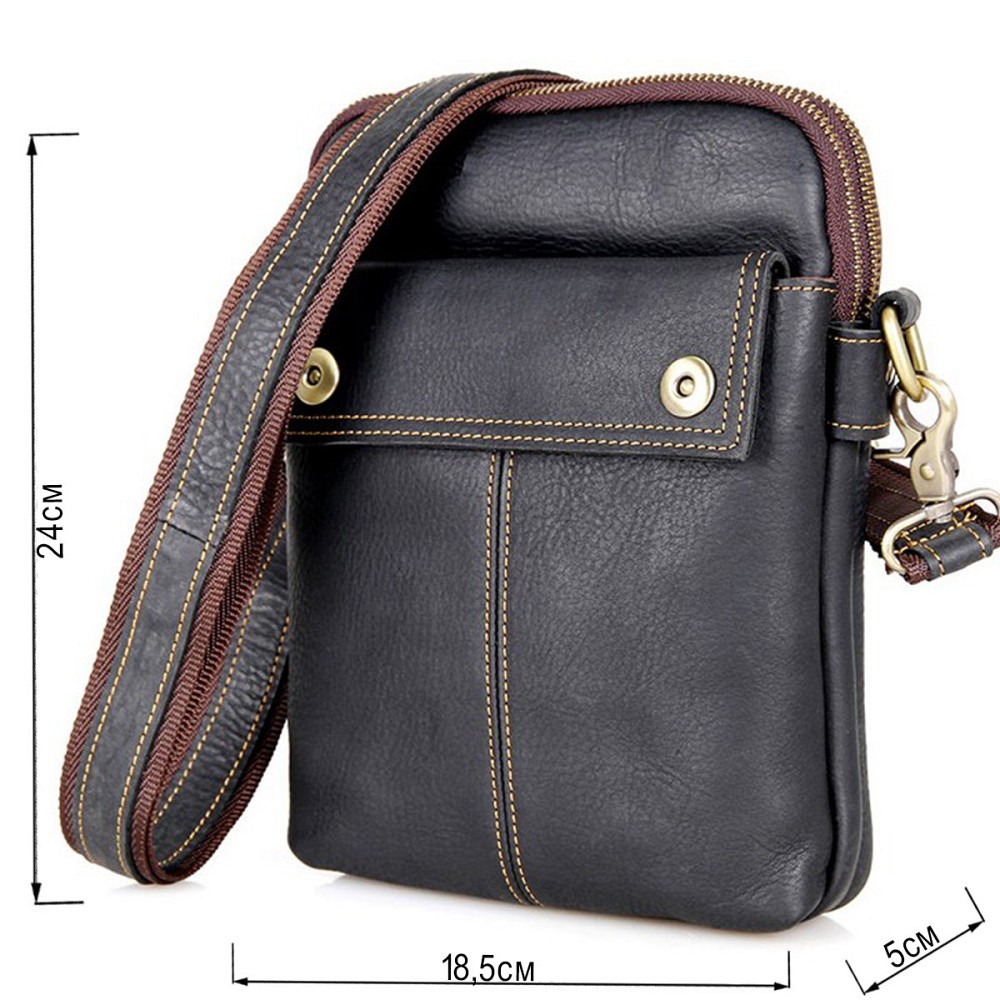 Сумка мужская Vintage 14408 Черная Киев - изображение 3