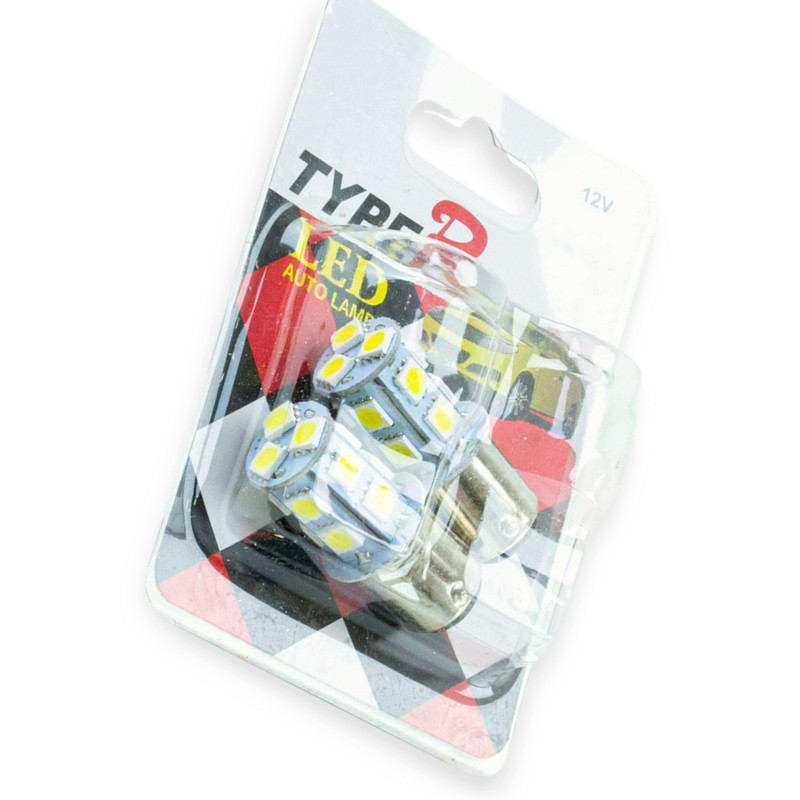 Автолампа А 12-21 5 белая 13 SMD 5050 106848 светодиодная Мукачево - изображение 1