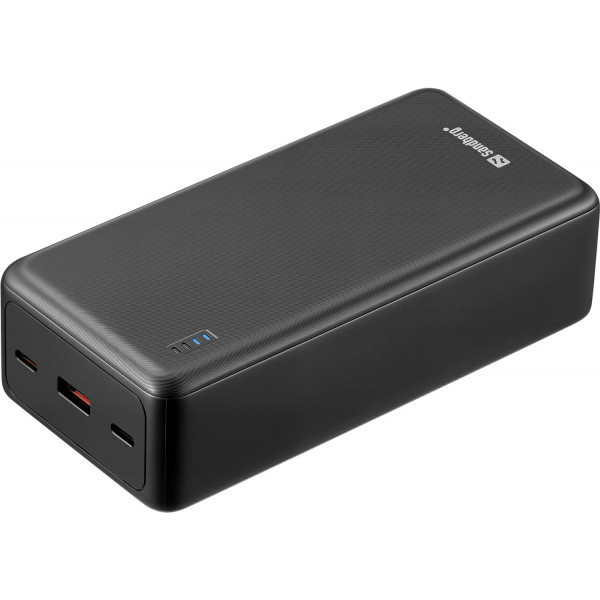 УМБ Sandberg 27000mAh Saver 22,5W 3A PD,QC3.0, USB-A,2xUSB-С, PowerThru, чорний Киев - изображение 1