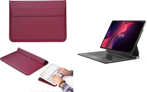 Чехол-конверт VitoCase для Lenovo Tab Extreme, с функцией подставки для планшета Бордовый Киев