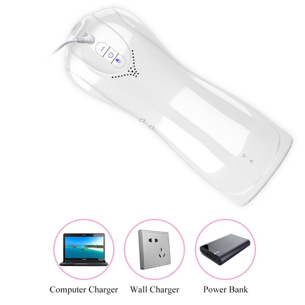 Мастурбатор Vibrating and Flashing Masturbation Cup USB 7+7 Function / Talk Mode (White) Sex Aura Киев - изображение 5