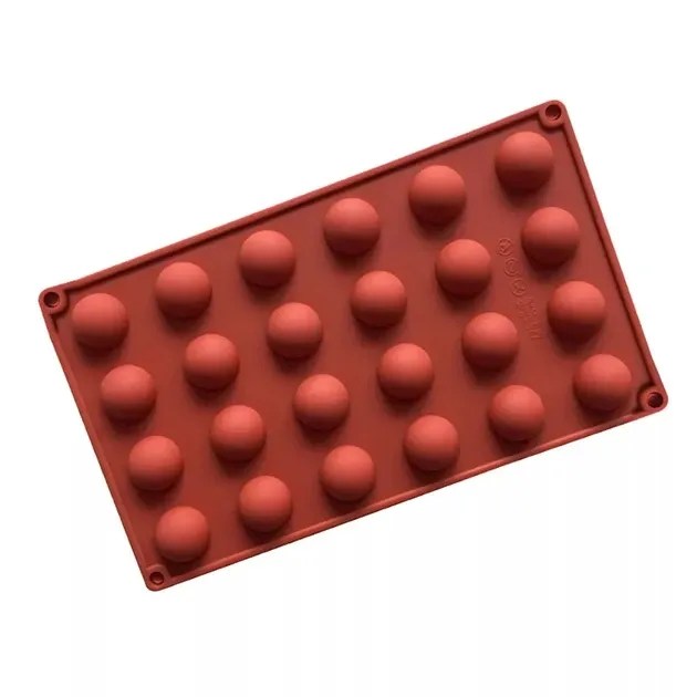 Форма для полусфер Empire, 20 шт, пищевой силикон, 29×17 см, для духовки и морозильника, антипригарная Одесса - изображение 3