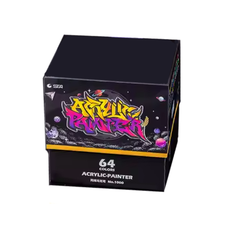 Маркери акрилові STA для малювання, преміум якість, набір 64 кольорів, універсальні для скла, дерева, ткани та кераміки Кам'янець-Подільський - фото 10