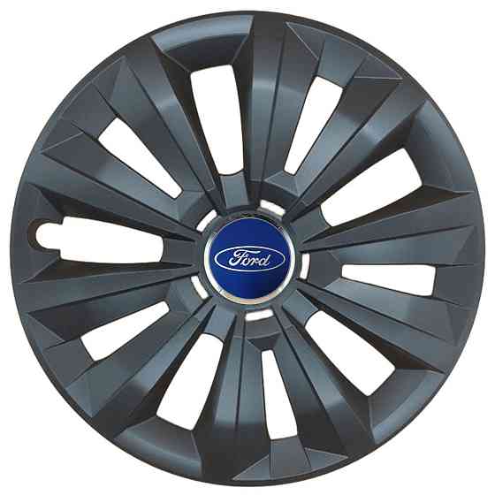 Автомобильные модельные колпаки R15 SJS Ford 346 4шт, черные Винница