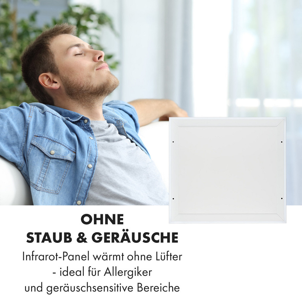 Потолочный инфракрасный обогреватель Midnight Sun 70,5 x 70,5 см 350 Вт 350 Вт (Германия, читать описание) Ровно - изображение 8