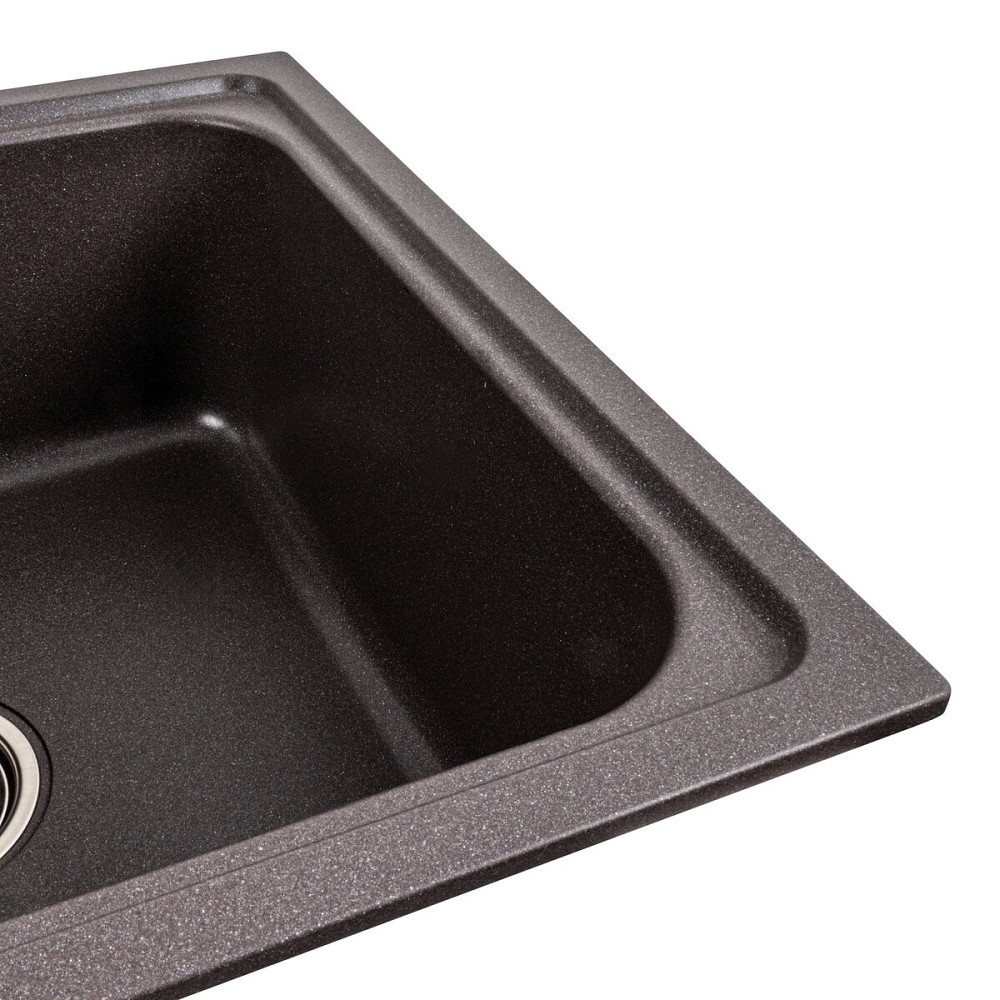 PLATINUM Гранітна мийка для кухні Platinum 7950 Equatoria матовий Гренадін Київ - фото 3