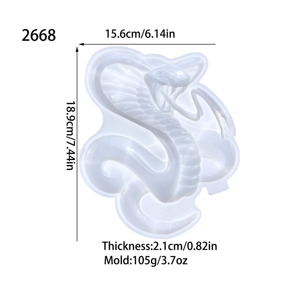 Молд силиконовый Кобра 156 на 189 мм серый Киев - изображение 3
