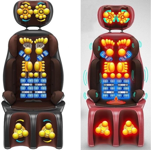 Массажное кресло-накидка для тела Benbo AM-607E накидка с подогревом Винница - изображение 10