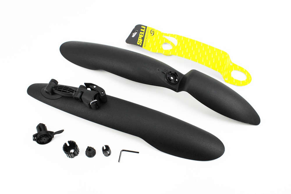 Крила пластмасові 24-26" MTB швидкознімні, чорні SMG-669 Київ - фото 1