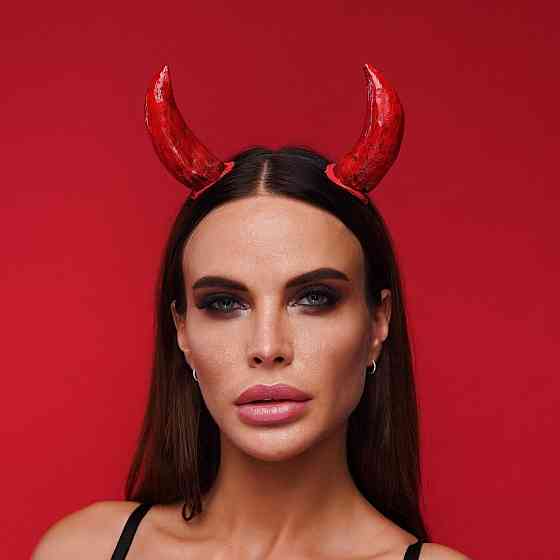 Рога дьявола маленькие, Красные OKOVA Sex Aura Киев