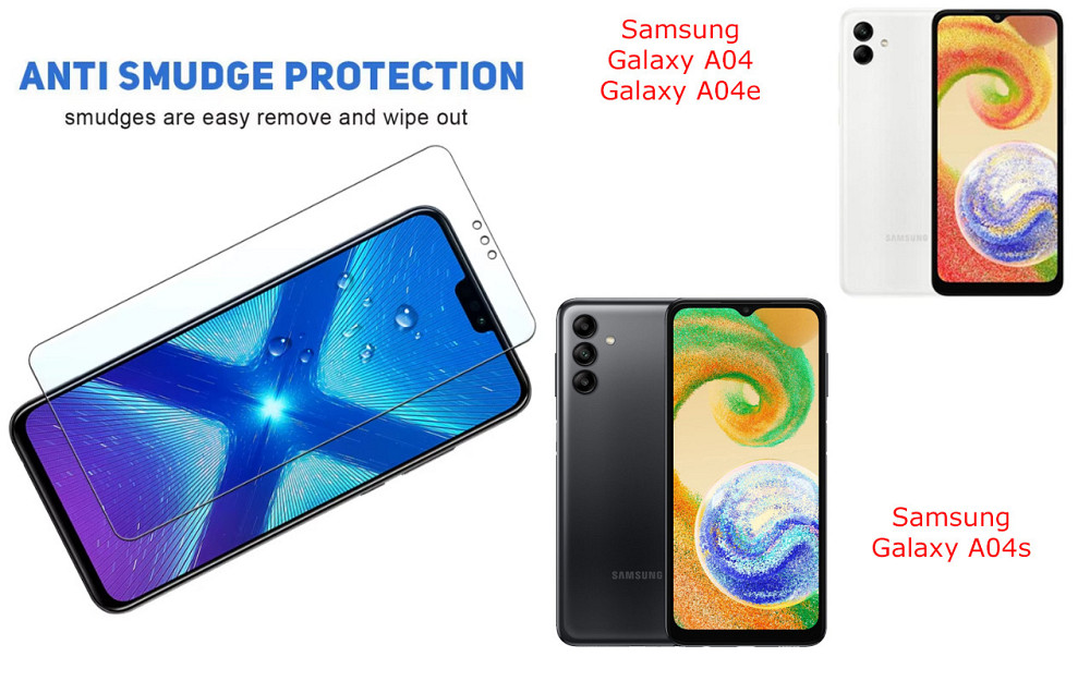 Защитное стекло NeoGlass для Samsung Galaxy A04, Galaxy A04e, Galaxy A04s – ультрапрозрачное и устойчивое Киев - изображение 3