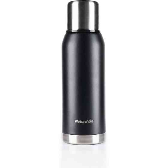 Термос Naturehike Q-9H NH19SJ010, 304 сталь, 1.0 л, чорний Київ