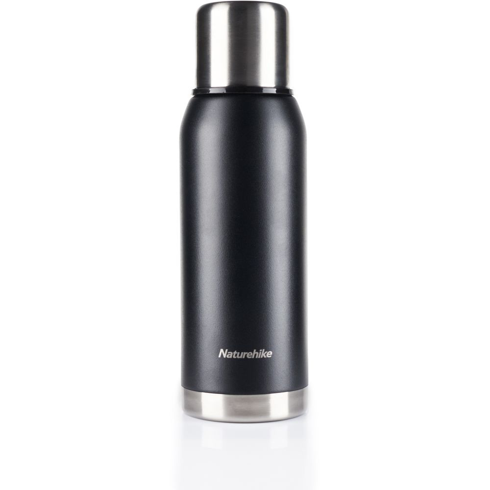 Термос Naturehike Q-9H NH19SJ010, 304 сталь, 1.0 л, чорний Київ - фото 1