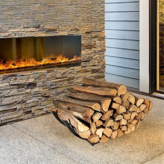 Подставка для дров каминная дровница, корзина стелаж в форме дуги для хранения дров возле камина или печи Каменец-Подольский