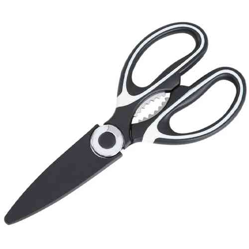 Ножиці кухонні 4в1 для м'яса риби з відкривачкою і горіхоколом, нержавійка Вінниця