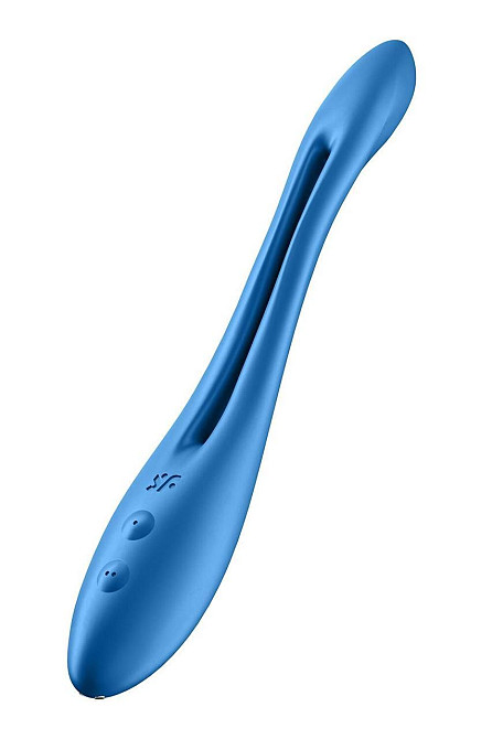 Універсальний гнучкий вібратор для пар Satisfyer Elastic Game Dark Blue Sex Aura Київ - фото 1