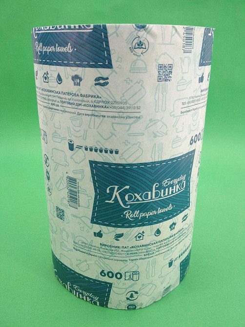 Рушник паперовий Каховинка 135*215мм 80мет кольорове Харків - фото 1