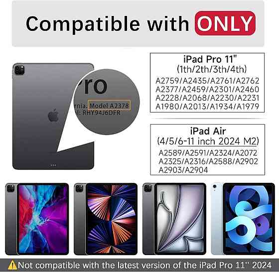 Клавіатура SENGBIRCH Magic для iPad Air 11 (M2/M3) 2024/2025 /iPad Air 5 2022/Air 4 2020 10.9/iPad 4-го 10.9/iPad Pro 11 2018 Дніпро