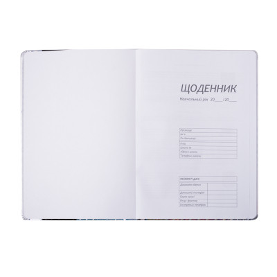 Щоденник шкільний ZiBi В5 48 аркушів тверда обкладинка зі штучної шкіри з поролоном Silver (ZB.13214-24) Вінниця - фото 4